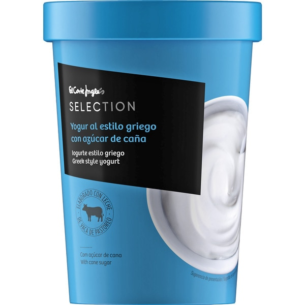 Alimento Yogurt al estilo griego con azúcar de caña elaborado con leche de vaca de pastoreo. - imagen
