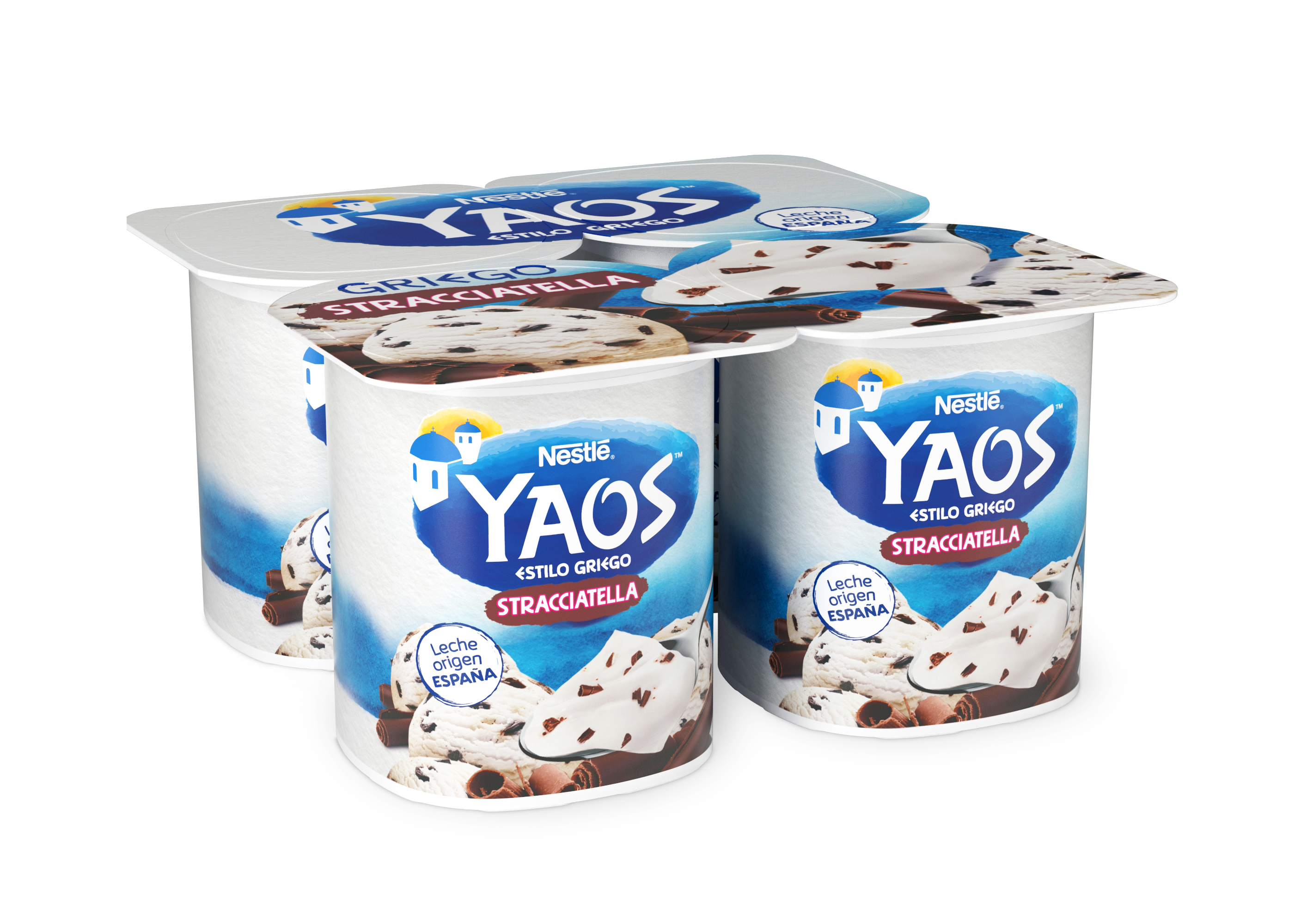 Alimento Yogur Griego con trocitos de chocolate. - imagen