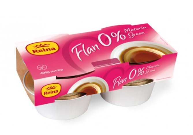 Alimento Flan 0% materia grasa - imagen
