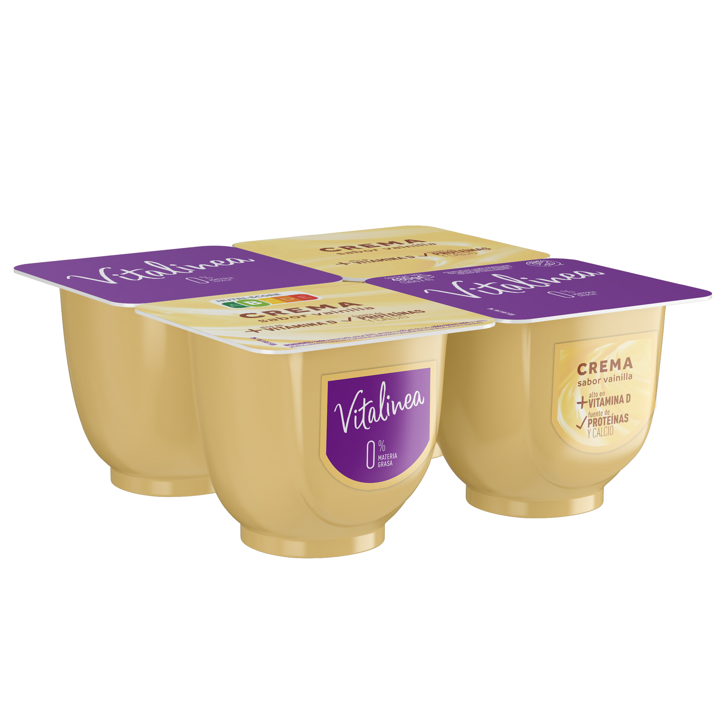 Alimento Crema sabor vainilla, Vitalinea - imagen