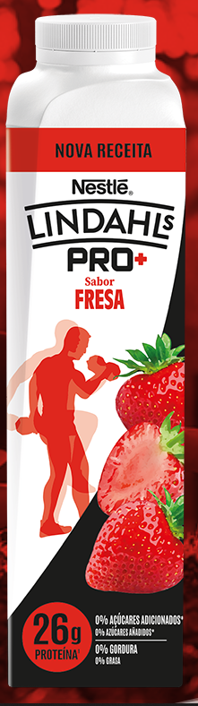 Alimento Leche fermentada pro sabor fresa - imagen