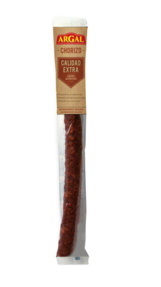Alimento ARGAL Chorizo de calidad extra,embuchado en tripa natural de cerdoARAGAL 140 g. - imagen