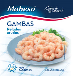Alimento Gamba pelada cruda - imagen
