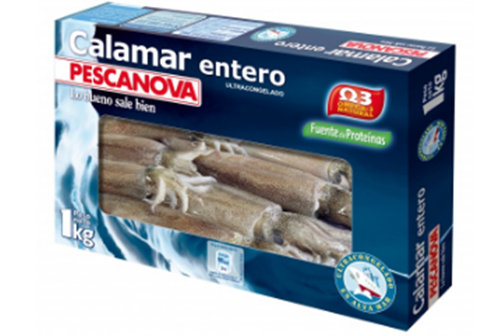 Alimento Calamar entero congelado - imagen