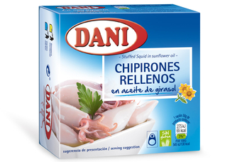 Alimento Chipirones rellenos en aceite de girasol - imagen