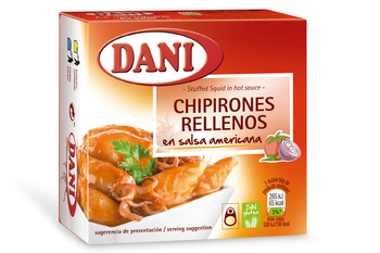 Alimento Chipirones rellenos en salsa americana - imagen