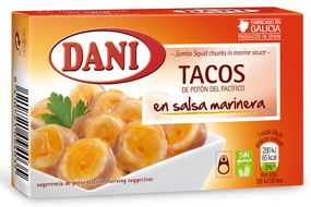 Alimento Potón, tacos en salsa marinera - imagen