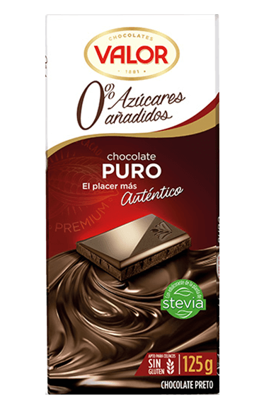 Alimento Chocolate puro, 0% azúcares añadidos - imagen