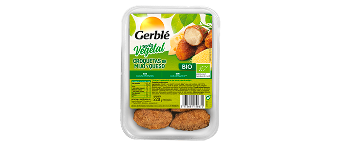 Alimento Croquetas de mijo y queso receta vegetal - imagen