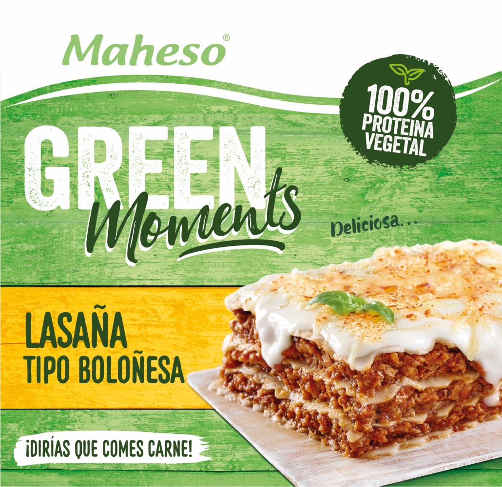 Alimento Lasaña tipo boloñesa 100% proteína vegetal - imagen