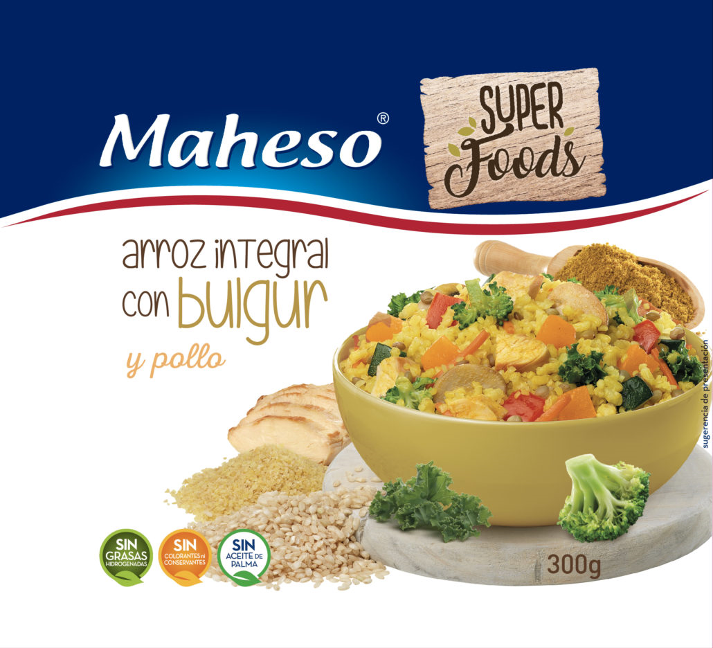 Alimento Arroz integral con bulgur y pollo - imagen