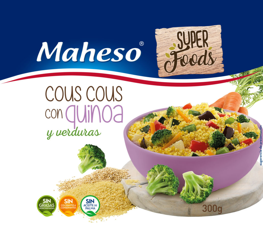 Alimento Cous cous con quinoa y verduras - imagen