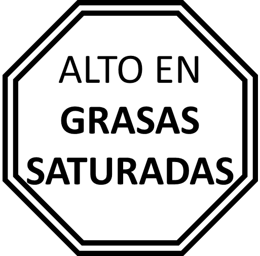 Imagen alto en grasas saturadas - Badali